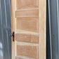 2 available 30"x77.5" STRIPPED Antique Vintage Old Reclaimed Salvaged Interior SOLID Wood Wooden Room Doors 5 Raised Ladder Panels Hardware Lockset