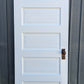 2 available 30"x77" Antique Vintage Old Reclaimed Salvaged Interior SOLID Wood Wooden Room Doors 5 Raised Ladder Panels Hardware Lockset