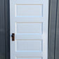 2 available 30"x77" Antique Vintage Old Reclaimed Salvaged Interior SOLID Wood Wooden Room Doors 5 Raised Ladder Panels Hardware Lockset