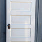 2 available 30"x77" Antique Vintage Old Reclaimed Salvaged Interior SOLID Wood Wooden Room Doors 5 Raised Ladder Panels Hardware Lockset
