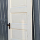 2 available 30"x77" Antique Vintage Old Reclaimed Salvaged Interior SOLID Wood Wooden Room Doors 5 Raised Ladder Panels Hardware Lockset