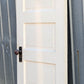 26"x77.5" Antique Vintage Old Reclaimed Salvaged Interior SOLID Wood Wooden Pantry Closet Door 5 Raised Panels Hardware Lockset