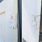 26"x77.5" Antique Vintage Old Reclaimed Salvaged Interior SOLID Wood Wooden Pantry Closet Door 5 Raised Panels Hardware Lockset
