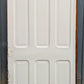 48"x79"x1.75" Antique Vintage Old Reclaimed Salvaged Victorian Queen Anne Style Wood Wooden Sliding Pocket Exterior Entry Door 6 Panels