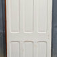 48"x79"x1.75" Antique Vintage Old Reclaimed Salvaged Victorian Queen Anne Style Wood Wooden Sliding Pocket Exterior Entry Door 6 Panels