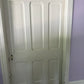 48"x79"x1.75" Antique Vintage Old Reclaimed Salvaged Victorian Queen Anne Style Wood Wooden Sliding Pocket Exterior Entry Door 6 Panels