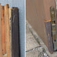 Pair 72"x80"x1.75" Vintage Old SOLID Wooden Wood Exterior Front Entry Doors Full length Double Pane Insulated Window