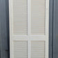 30"x79" Vintage Antique Old Reclaimed Salvaged SOLID Wood Wooden Closet Interior Door 4 Louver Panels