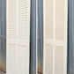 30"x79" Vintage Antique Old Reclaimed Salvaged SOLID Wood Wooden Closet Interior Door 4 Louver Panels