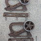Antique Vintage Old Reclaimed Salvaged Barn Sliding Pocket Door Roller Bearing Trolley Door Hangers Hardware