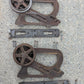 Antique Vintage Old Reclaimed Salvaged Barn Sliding Pocket Door Roller Bearing Trolley Door Hangers Hardware