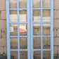 Pair of 39"x69"x1.75" Antique Vintage Old Reclaimed Salvaged SOLID Wood Wooden Exterior Casement Windows Pantry French Doors 20 Glass Lites Panes