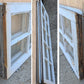 Pair of 39"x69"x1.75" Antique Vintage Old Reclaimed Salvaged SOLID Wood Wooden Exterior Casement Windows Pantry French Doors 20 Glass Lites Panes