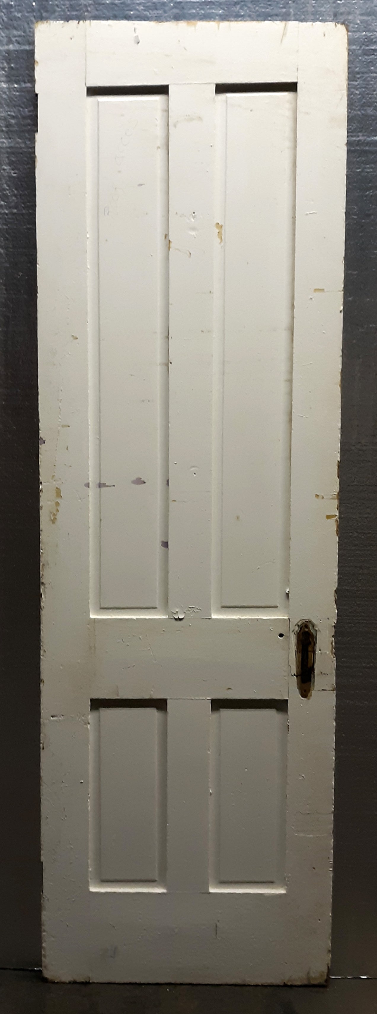 24"x80" Antique Vintage Old Reclaimed Salvaged Victorian Wood Wooden Interior Closet Pantry Door