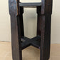 Antique Vintage Old Solid Oak Wood Wooden Octagon Octagonal Lamp End Side Accent Table Plant Stand Stool Chair Arts & Crafts Mission Style