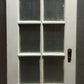 28"x79" Antique Vintage Old Reclaimed Salvaged Wooden Wood Interior French Door Window Wavy Glass