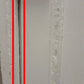 26x79x1.5" Antique Vintage Old Reclaimed Salvaged Wood Wooden Exterior Entry Door Window Wavy Glass