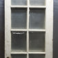 32"x106.5"x2" Antique Vintage Old Reclaimed Salvaged Wooden Wood Interior Exterior French Door Windows Wavy Beveled Glass
