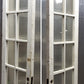 32"x106.5"x2" Antique Vintage Old Reclaimed Salvaged Wooden Wood Interior Exterior French Door Windows Wavy Beveled Glass