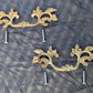 2 Pairs available Vintage Antique Old Reclaimed Salvaged Victorian SOLID Brass Drawer Cabinet Door Furniture Pull Handle