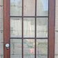 2 Available 64"x84" Pair of Antique Vintage Old Reclaimed Salvaged French Double SOLID Wood Wooden Doors 30 Windows Wavy Glass