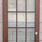 2 Available 64"x84" Pair of Antique Vintage Old Reclaimed Salvaged French Double SOLID Wood Wooden Doors 30 Windows Wavy Glass