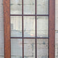 2 Available 64"x84" Pair of Antique Vintage Old Reclaimed Salvaged French Double SOLID Wood Wooden Doors 30 Windows Wavy Glass