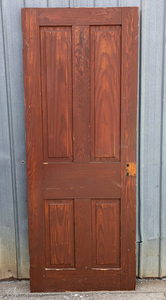 3 available 30"x77" Antique Vintage Old Reclaimed Salvaged Victorian SOLID Wood Wooden Interior Closet Pantry Attic Door 4 Shaker style Panels