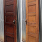 26"x77.5" Antique Vintage Old Reclaimed Salvaged Interior Wood Wooden Closet Pantry Door 5 Panels Lockset Hinges Hardware