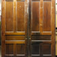 74x90" Pair Antique Vintage Old Reclaimed Salvaged Pocket Sliding Double SOLID Wooden Panels Interior Doors