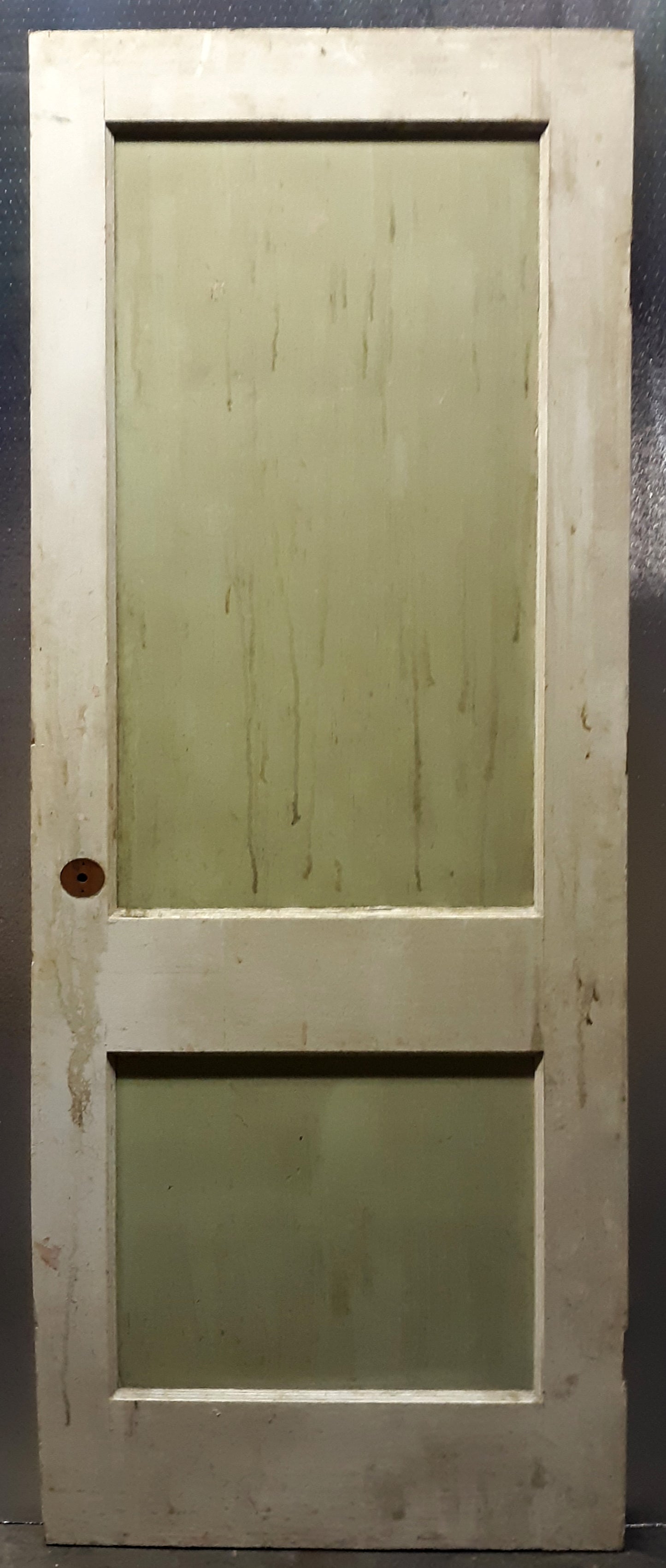 29.5"x80" Antique Vintage Old Reclaimed Salvaged Interior SOLID Wood Wooden Door 2 Panels