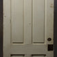 30"x76.5" Antique Vintage Old Reclaimed Salvaged Victorian SOLID Wood Wooden Interior Door 4 Panels