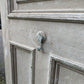 Cleaned Antique Vintage Old Eastlake Victorian Solid Heavy Cast Bronze Doorbell Door Bell Ringer Lever Turn Crank