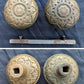Pair Antique Vintage Old SOLID Cast Bronze Russell Erwin Victorian Eastlake  Doorknob Door Knobs
