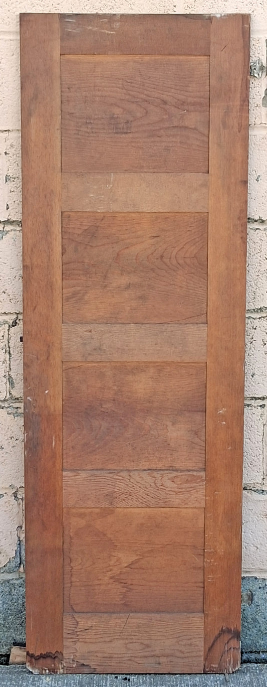 20"x60" Antique Vintage Old Reclaimed Salvaged SOLID Wood Wooden Cabinet Pantry Closet Door 5 Panels Raised Flat Recessed