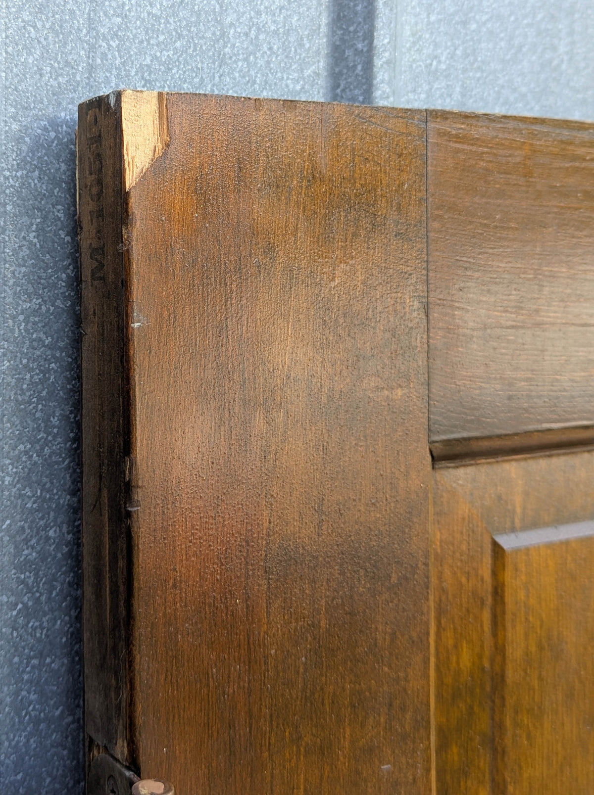 30"x77" Vintage Antique Old Reclaimed Salvaged Colonial Style Interior SOLID Wood Wooden Door 6 Raised Panels