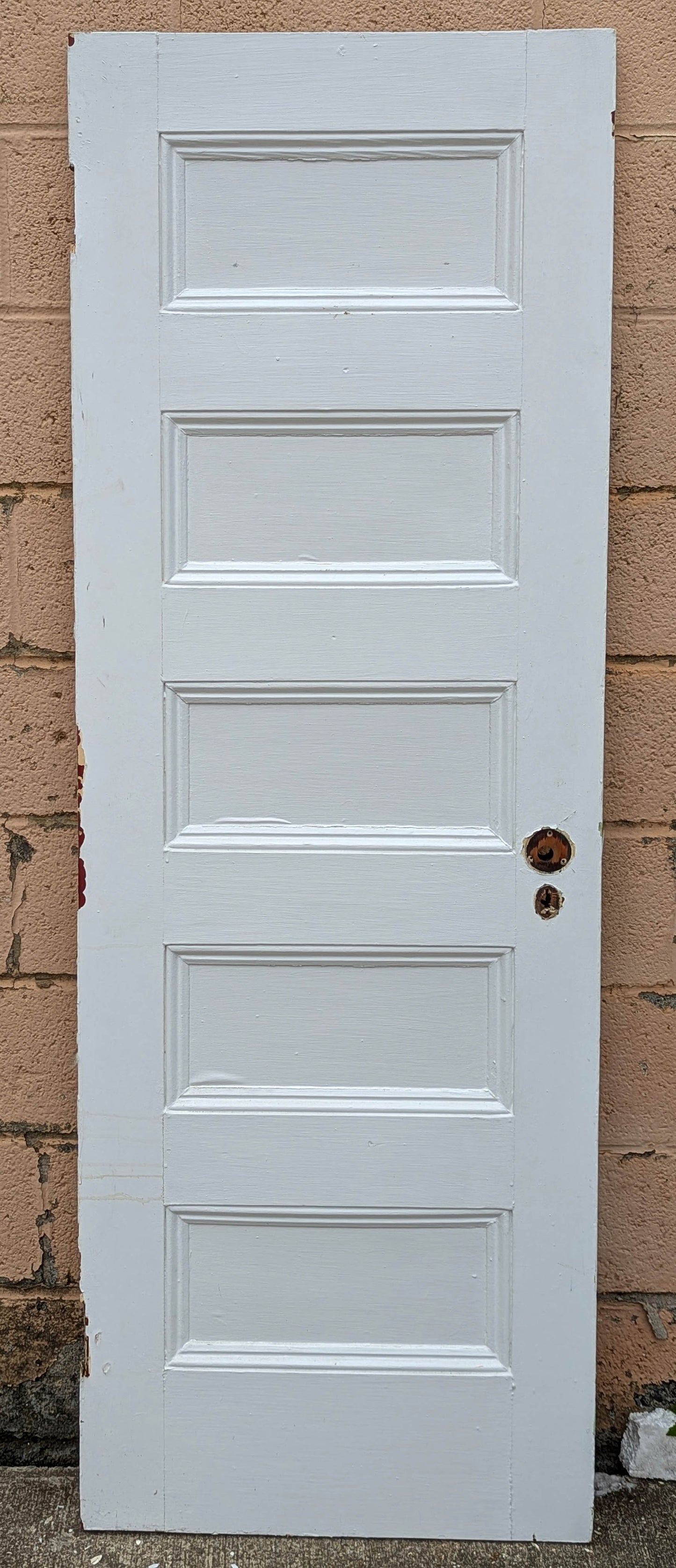 2 available 24"x72" Antique Vintage Old Reclaimed Salvaged SOLID Wood Wooden Pantry Closet Interior Doors 5 Panels