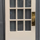 29.5"x78"x1.75" Antique Vintage Old Reclaimed Salvaged SOLID Wood Wooden Interior Swinging French Door 15 Window Wavy Glass Panes Lites Pivot Hinge Hardware