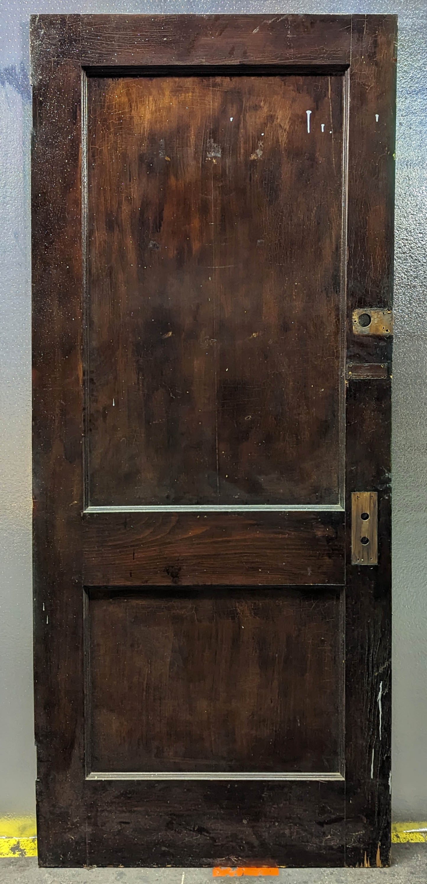 2 available 30"x80" Antique Vintage Old Reclaimed Salvaged Solid Wood Wooden Interior Doors 2 Panels