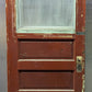 32"x78" Antique Vintage Old Reclaimed Salvaged SOLID Wood Wooden Entry Door Window Wavy Glass Lite