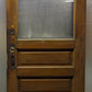 32"x79" Antique Vintage Old Reclaimed Salvaged SOLID Wood Wooden Entry Door Window Wavy Glass