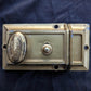 2 available Complete Vintage New Old Stock NOS Metal Interior Exterior Door Lockset Rim Lock 2 Keys