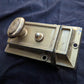 2 available Complete Vintage New Old Stock NOS Metal Interior Exterior Door Lockset Rim Lock 2 Keys