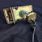 2 available Complete Vintage New Old Stock NOS Metal Interior Exterior Door Lockset Rim Lock 2 Keys