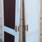 28"x75" Antique Vintage Old Reclaimed Salvaged Interior Closet SOLID Wood Wooden Doors 2 Panels