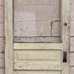32"x79" Antique Vintage Old Reclaimed Salvaged SOLID Wood Wooden Exterior Entry Front Back Side Door Single Window Wavy Glass