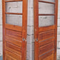 32"x78" Antique Vintage Old Reclaimed Salvaged SOLID Wood Wooden Entry Entrance Front Back Side Door 3 Windows Glass Raised Panels