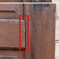 32"x78.5" Antique Vintage Old Reclaimed Salvaged SOLID Wood Wooden Entry Exterior Front Back Side Door 4 Raised Panels Single Window Glass