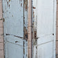 32"x79.5" Antique Vintage Old Reclaimed Salvaged Interior SOLID Wood Wooden Bathroom Bedroom Apartment Room Door 2 Flat Panels
