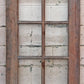 28"x85" Antique Vintage Old Reclaimed Salvaged SOLID Wood Wooden Interior French Door 10 Windows Wavy Glass